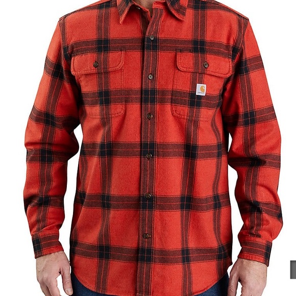 Carhartt Shirts Carhartt Loose Fit Heavyweight Flannel Shirt Poshmark